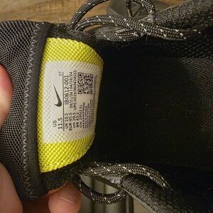 Nike Athletic Shoes in Black and Yellow